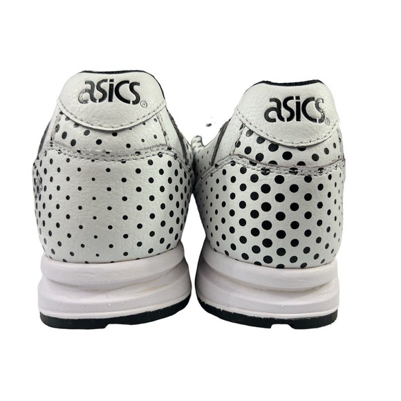 ASICS Tiger Gel‎ Saga Black/White Polka Dot Women Sz 6 - Picture 4 of 7